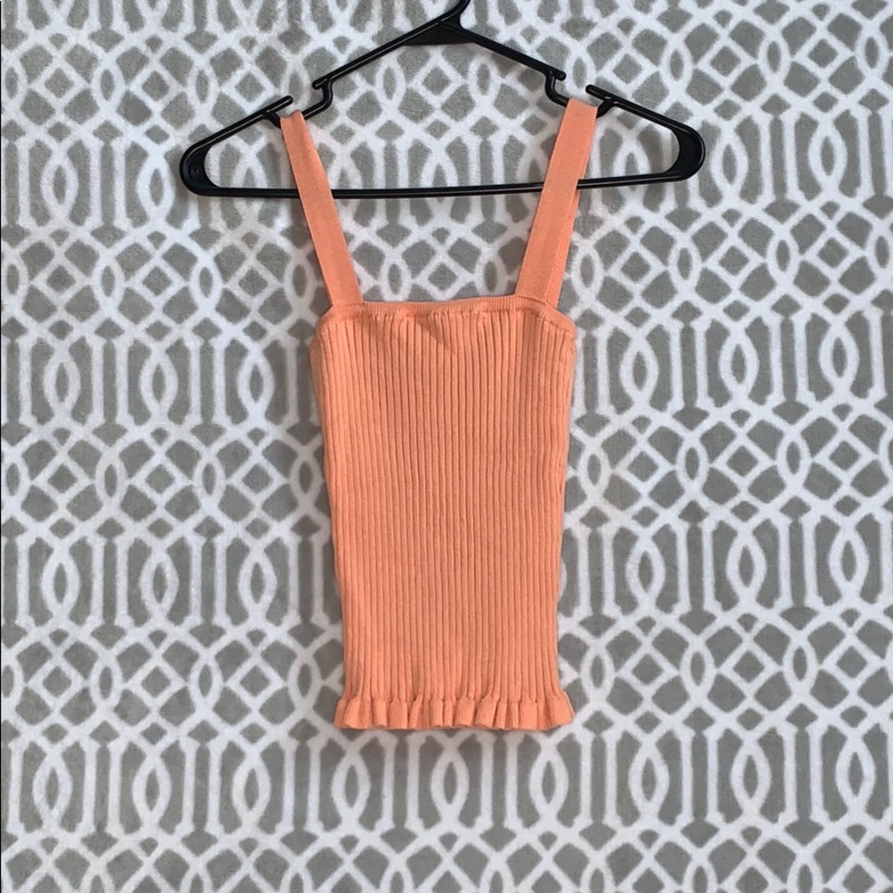Orange tank top